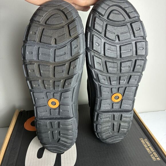 BOGS Mens Digger Slip On Work Boots US 13 EU 46 Black Round Toe Waterproof NIB - Picture 8 of 10